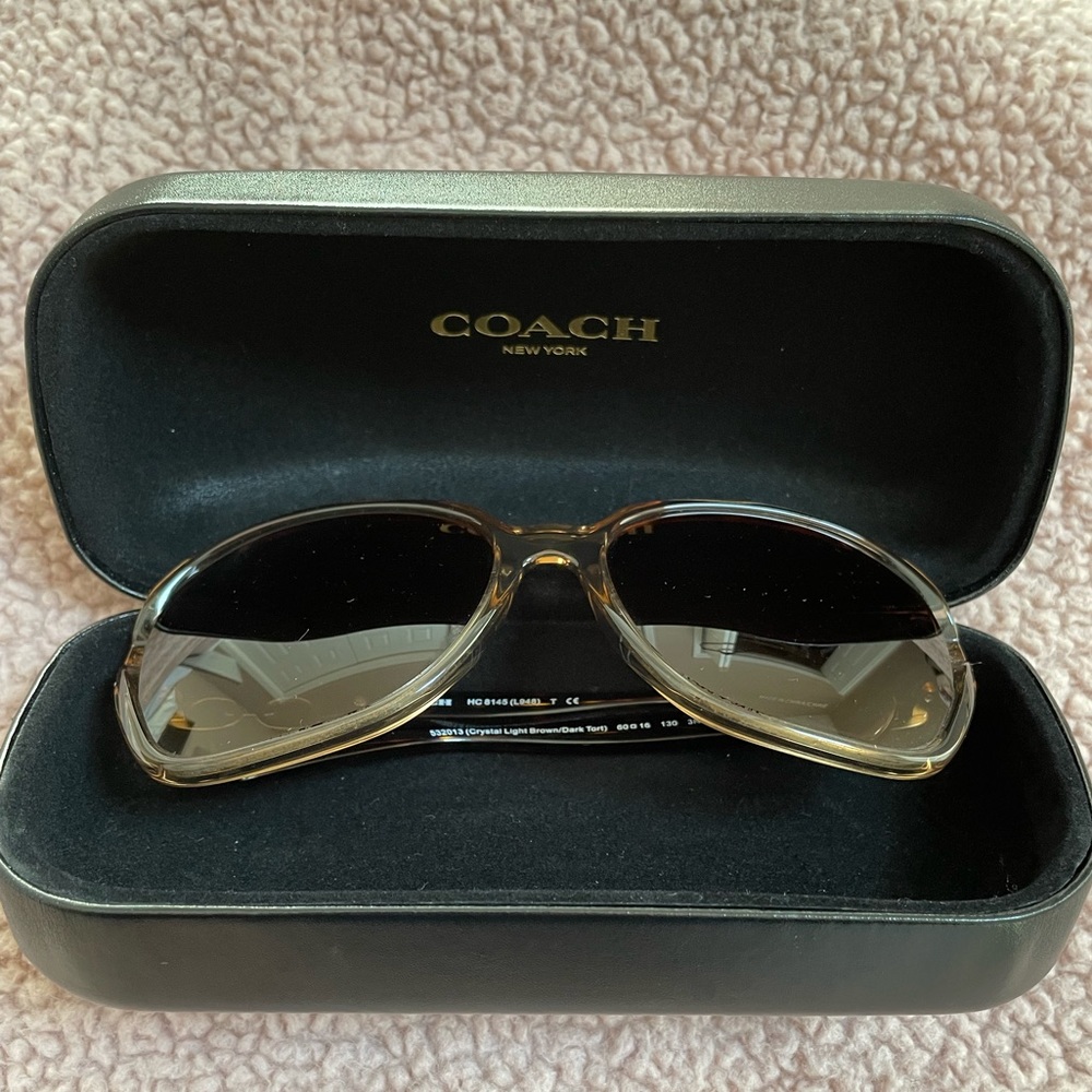 Brown Coach Sunglasses with black case